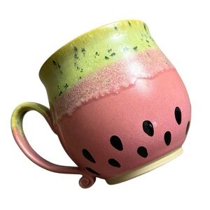 Watermelon Themed Ceramic Pottery Mug